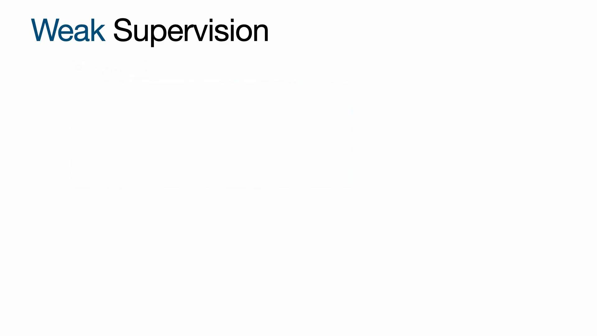 Weak label example GIF